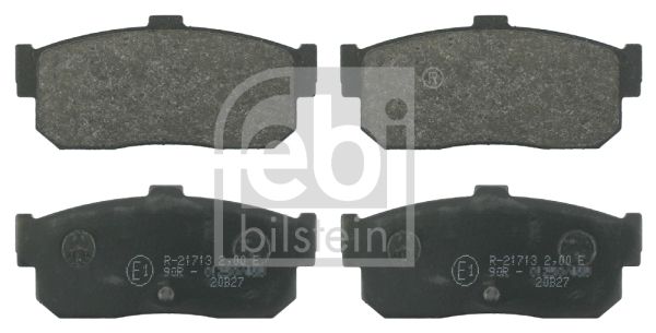 FEBI BILSTEIN Комплект тормозных колодок, дисковый тормоз 16271